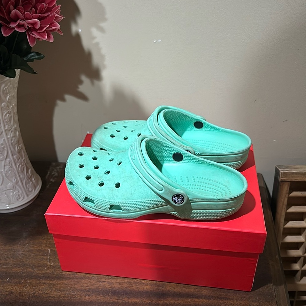Green Crocs